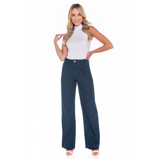 Calça Jeans Feminina Latifundio Pantalona - www.latifundio.com.br