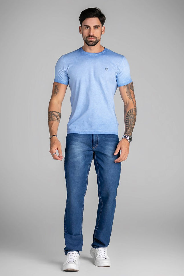 Calça Masculina Jeans Reta