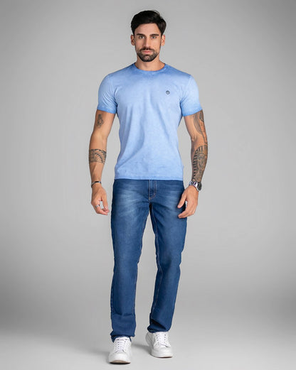 Calça Masculina Jeans Reta