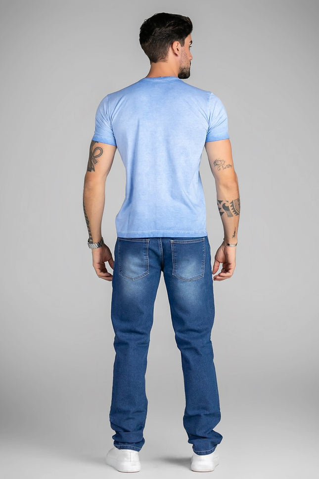 Calça Masculina Jeans Reta
