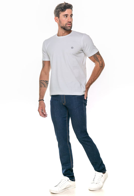Calça Masculina Jeans Reta - www.latifundio.com.br