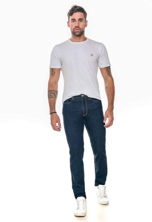 Calça Masculina Jeans Reta - www.latifundio.com.br