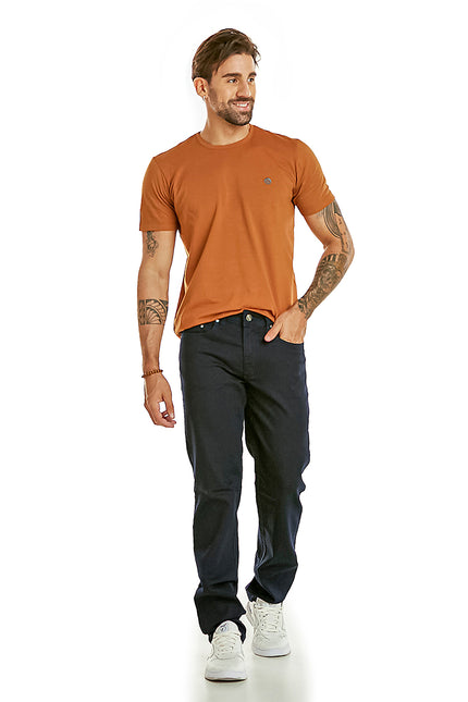 Calça Masculina Reta Jeans Escura