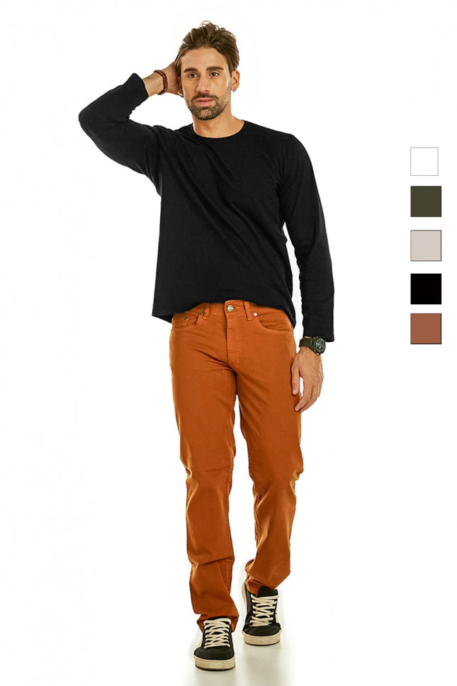Calça Masculina Reta Sarja