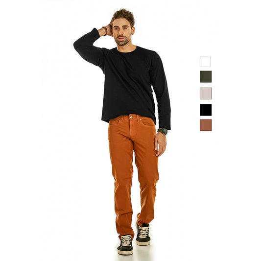 Calça Masculina Reta Sarja