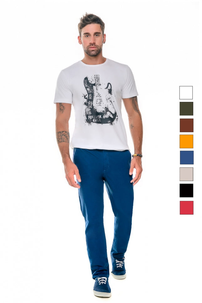 Calça Masculina Sarja Classic Latifundio - www.latifundio.com.br