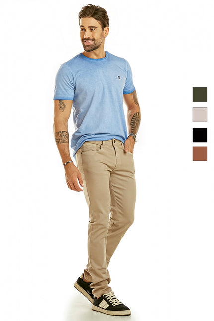 Calça Masculina Sarja Fit Latifundio