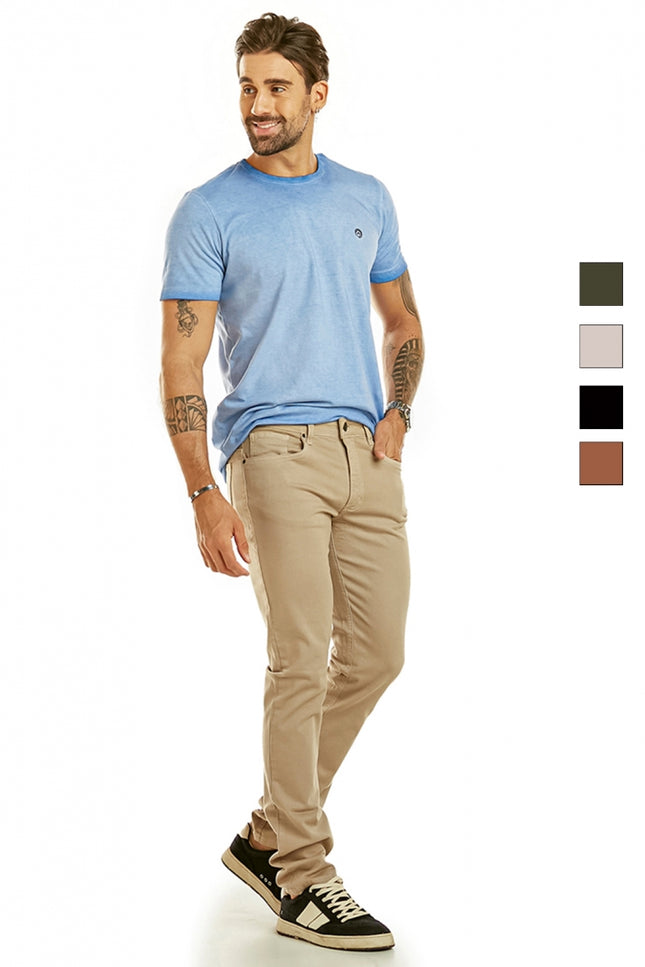 Calça Masculina Sarja Fit Latifundio