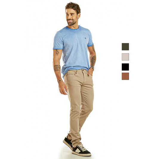 Calça Masculina Sarja Fit Latifundio