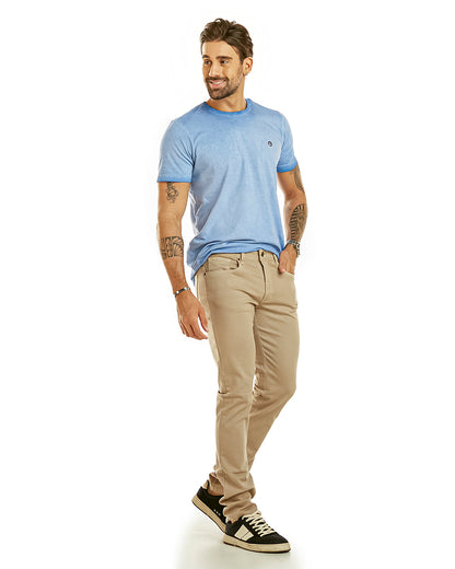 Calça Masculina Sarja Fit Latifundio