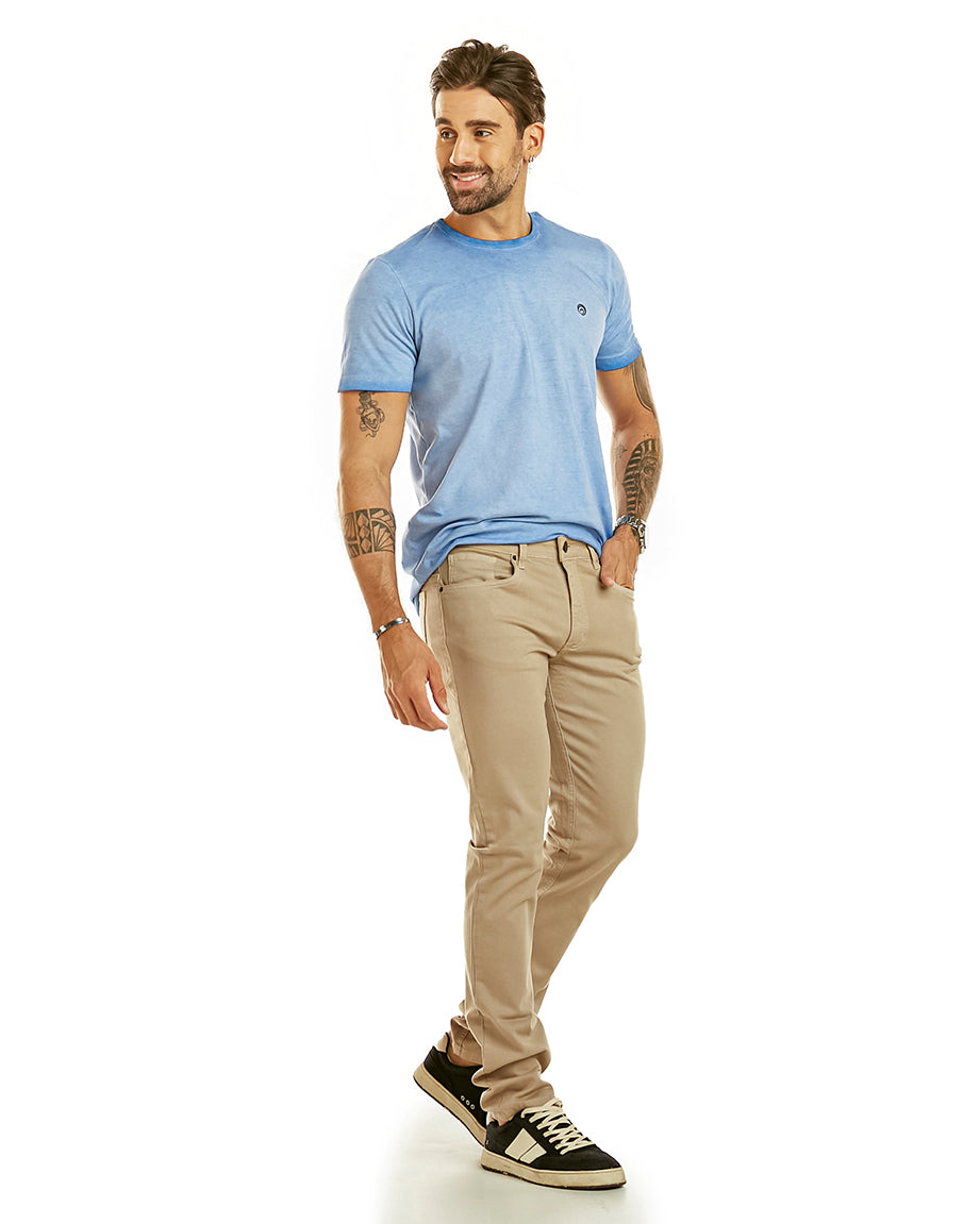 Calça Masculina Sarja Fit Latifundio