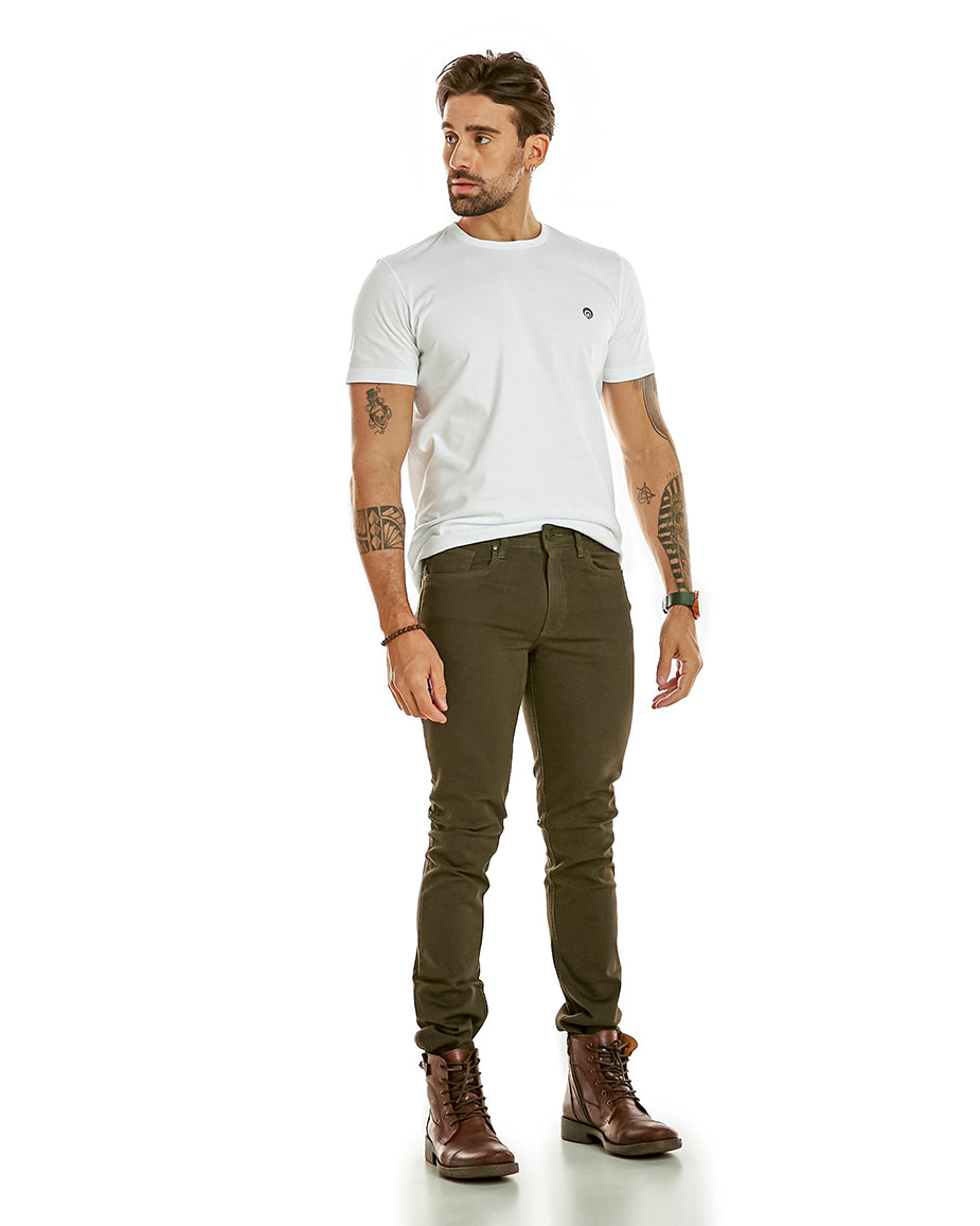 Calça Masculina Sarja Fit Latifundio
