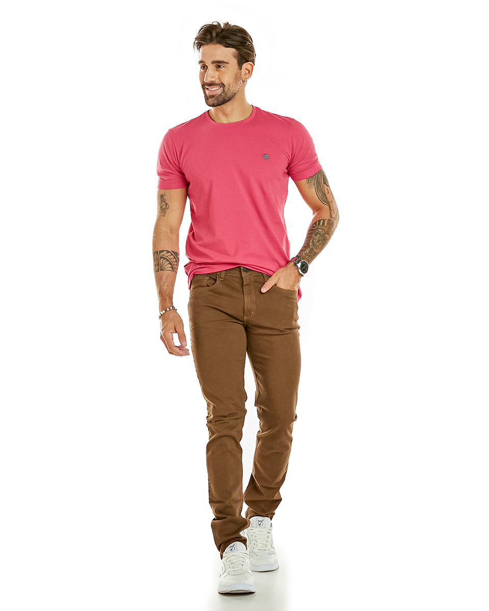 Calça Masculina Sarja Fit Latifundio