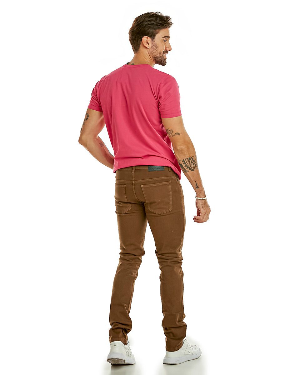 Calça Masculina Sarja Fit Latifundio