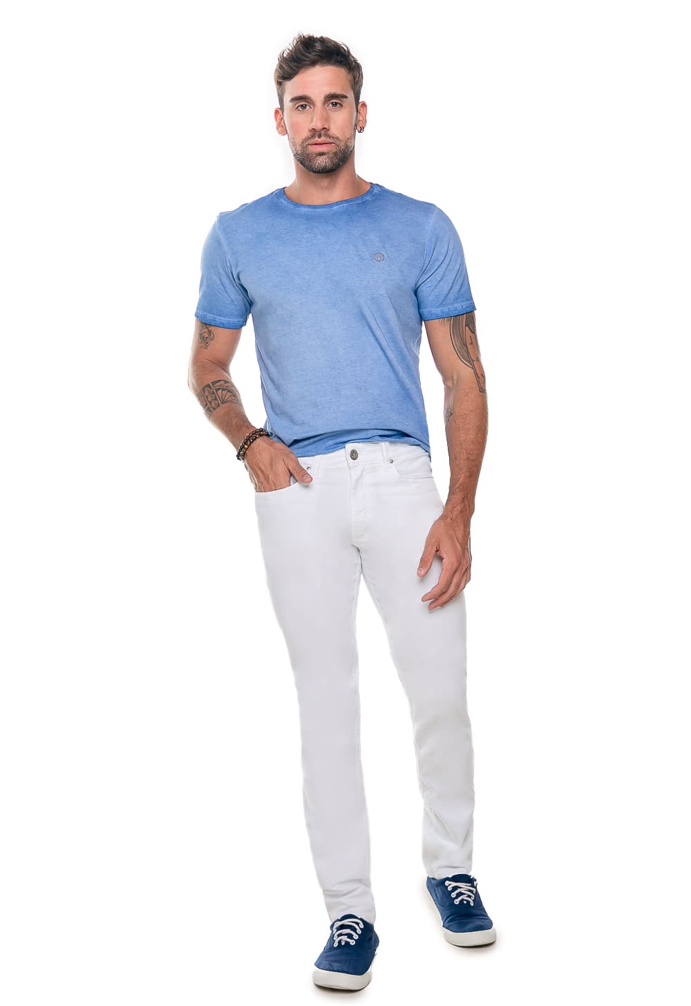 Calça Masculina Sarja Fit Latifundio