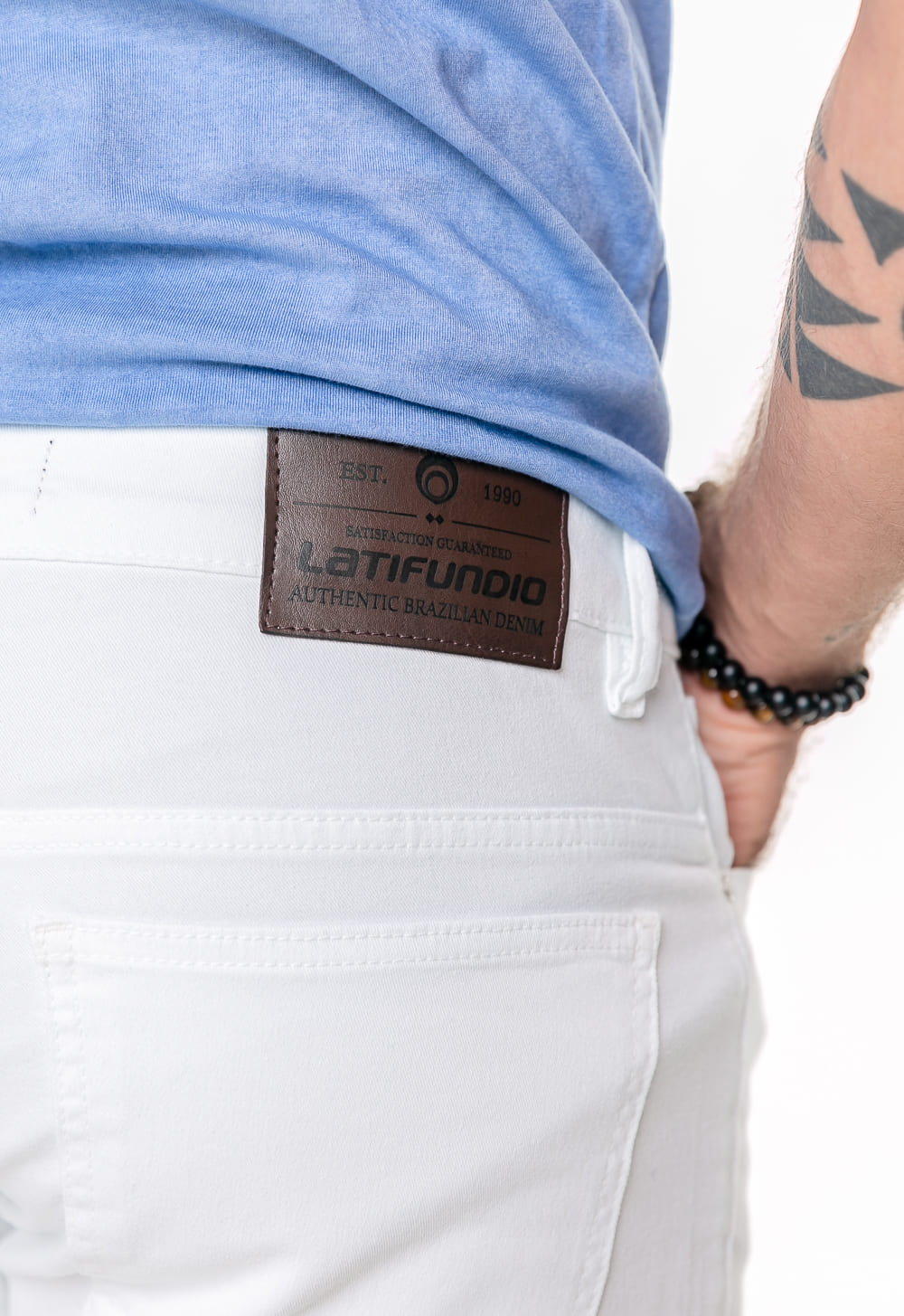 Calça Masculina Sarja Fit Latifundio