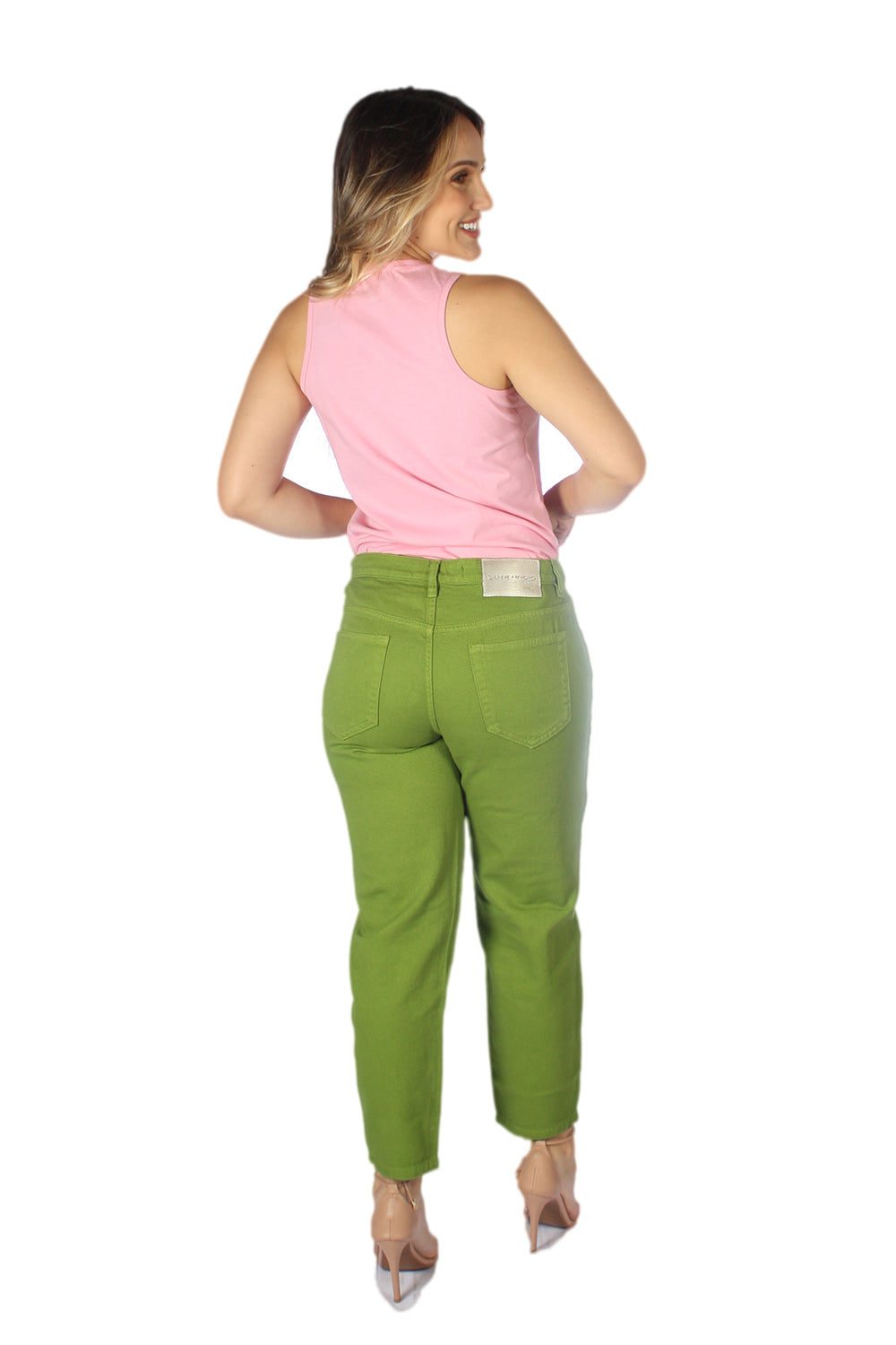 Calça Mom Colorida