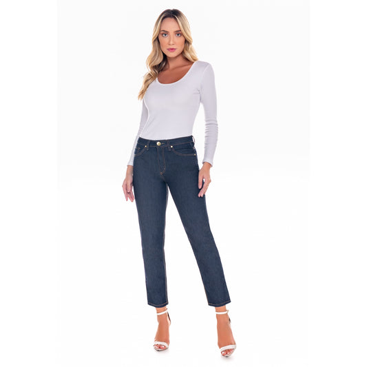 Calça Mom Feminina Jeans - www.latifundio.com.br
