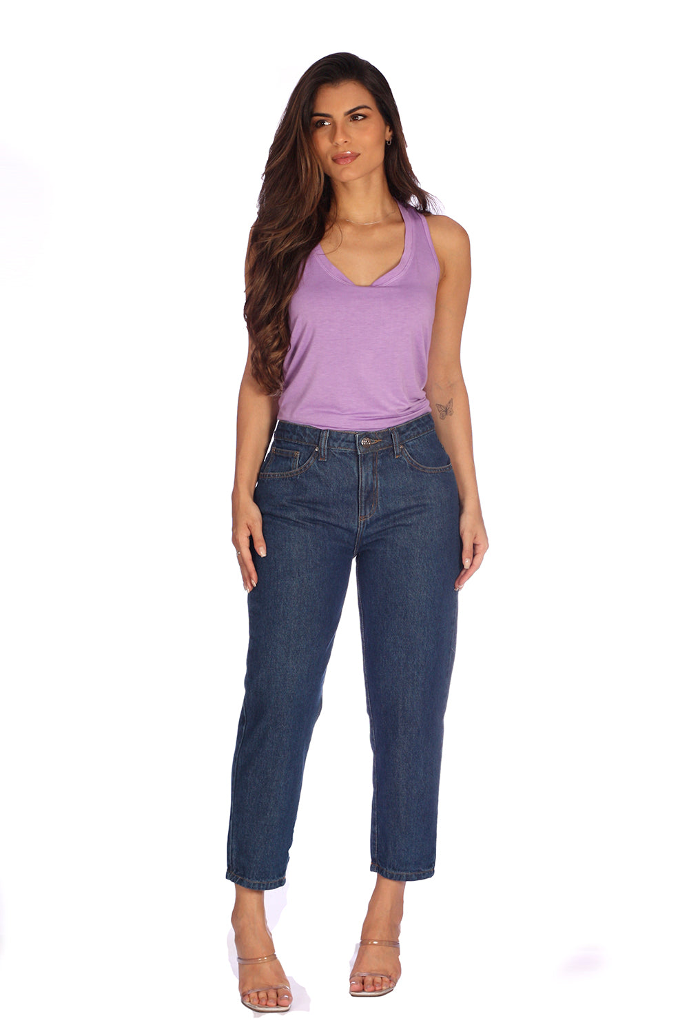 Calça Mom Jeans - www.latifundio.com.br