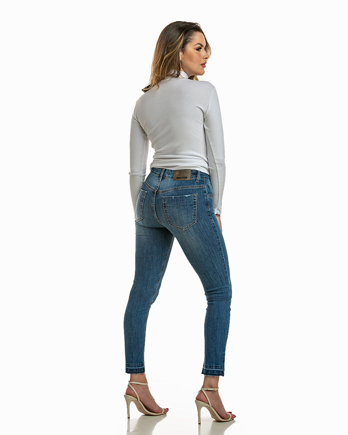 Calça Skinny Alta Jeans