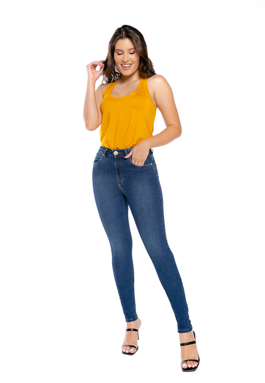 Calça Skinny Tradicional Alta - www.latifundio.com.br