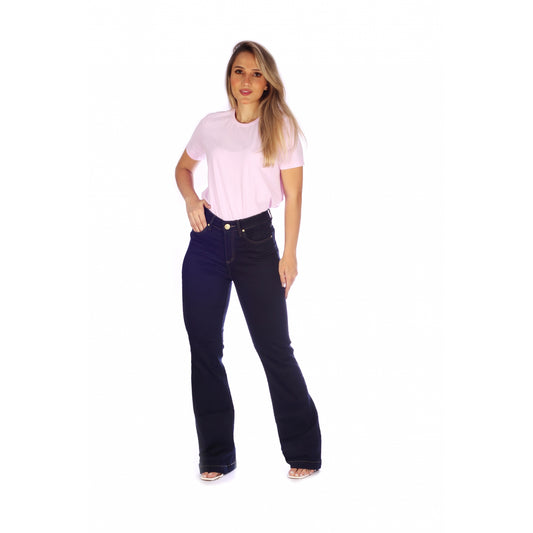 Calça Tradicional Alta Flare - www.latifundio.com.br