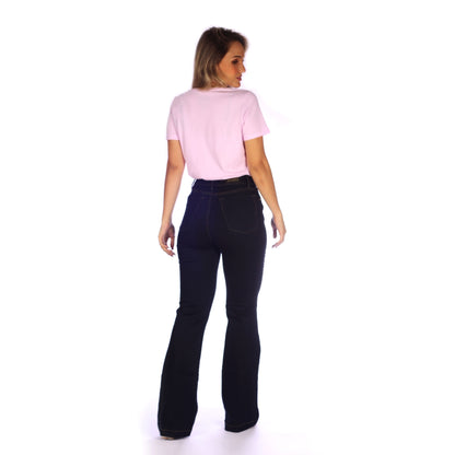 Calça Tradicional Alta Flare - www.latifundio.com.br