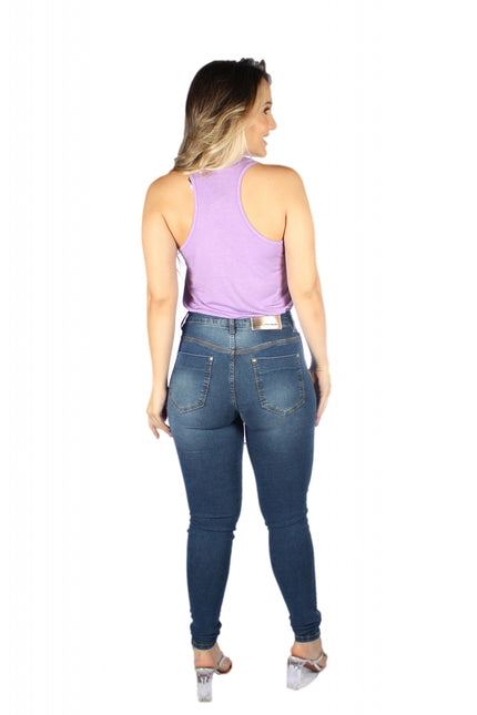 Calça Tradicional Alta Skinny - www.latifundio.com.br