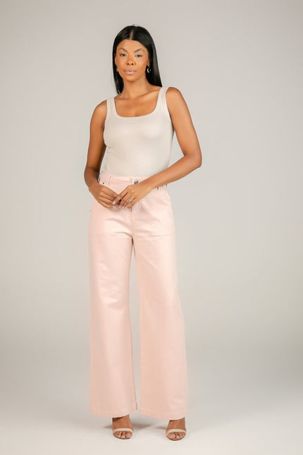 Calça Feminina Pantalona - Rosa Seco