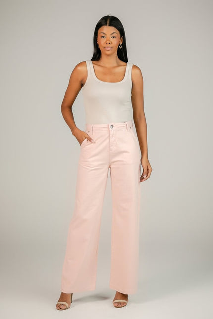 Calça Feminina Pantalona - Rosa Seco