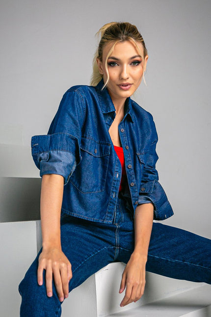 Camisa Feminina Cropped