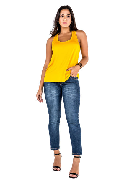 Camiseta Regata Feminina Latifundio - Costas Tipo Nadador - www.latifundio.com.br