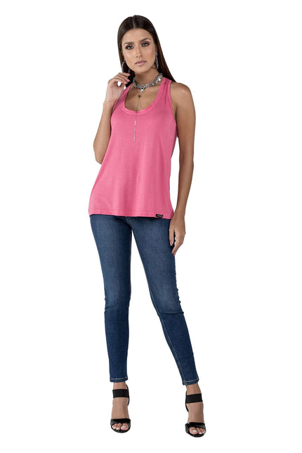 Camiseta Regata Feminina Latifundio - Costas Tipo Nadador - www.latifundio.com.br