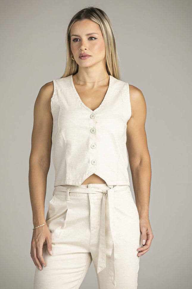 Colete Feminino Natural