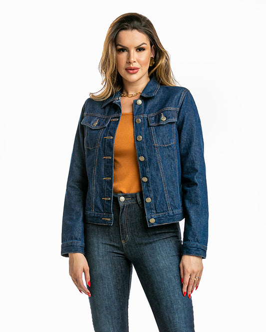 Jaqueta Jeans Feminina