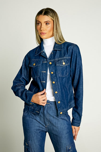 Jaqueta Jeans Feminina - www.latifundio.com.br