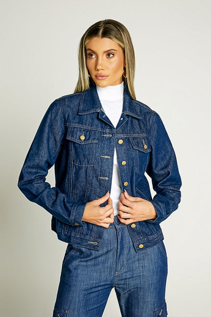 Jaqueta Jeans Feminina - www.latifundio.com.br