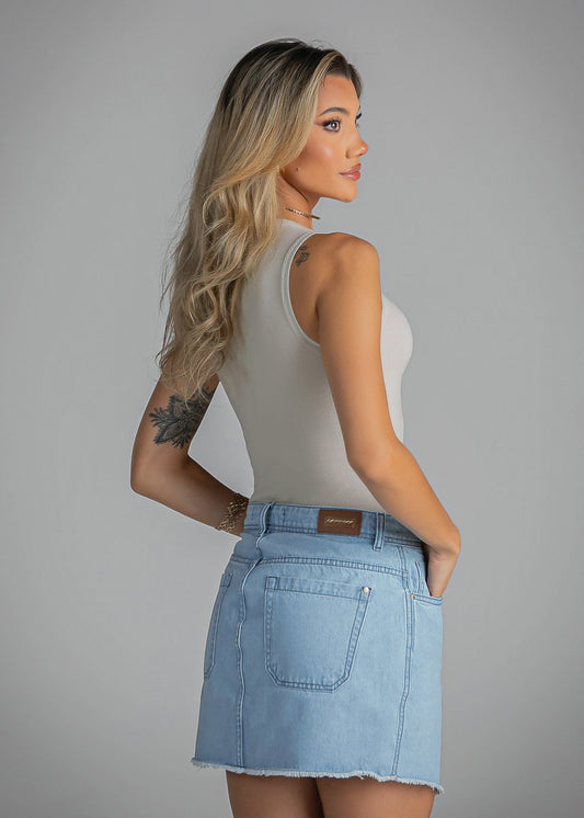 Mini Saia Jeans