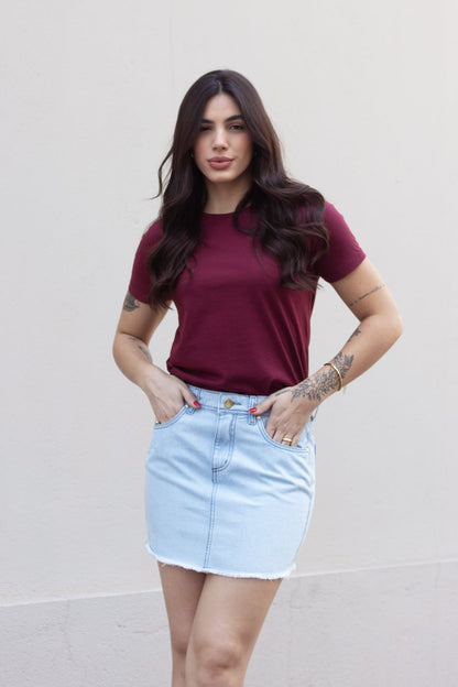 Mini Saia Jeans