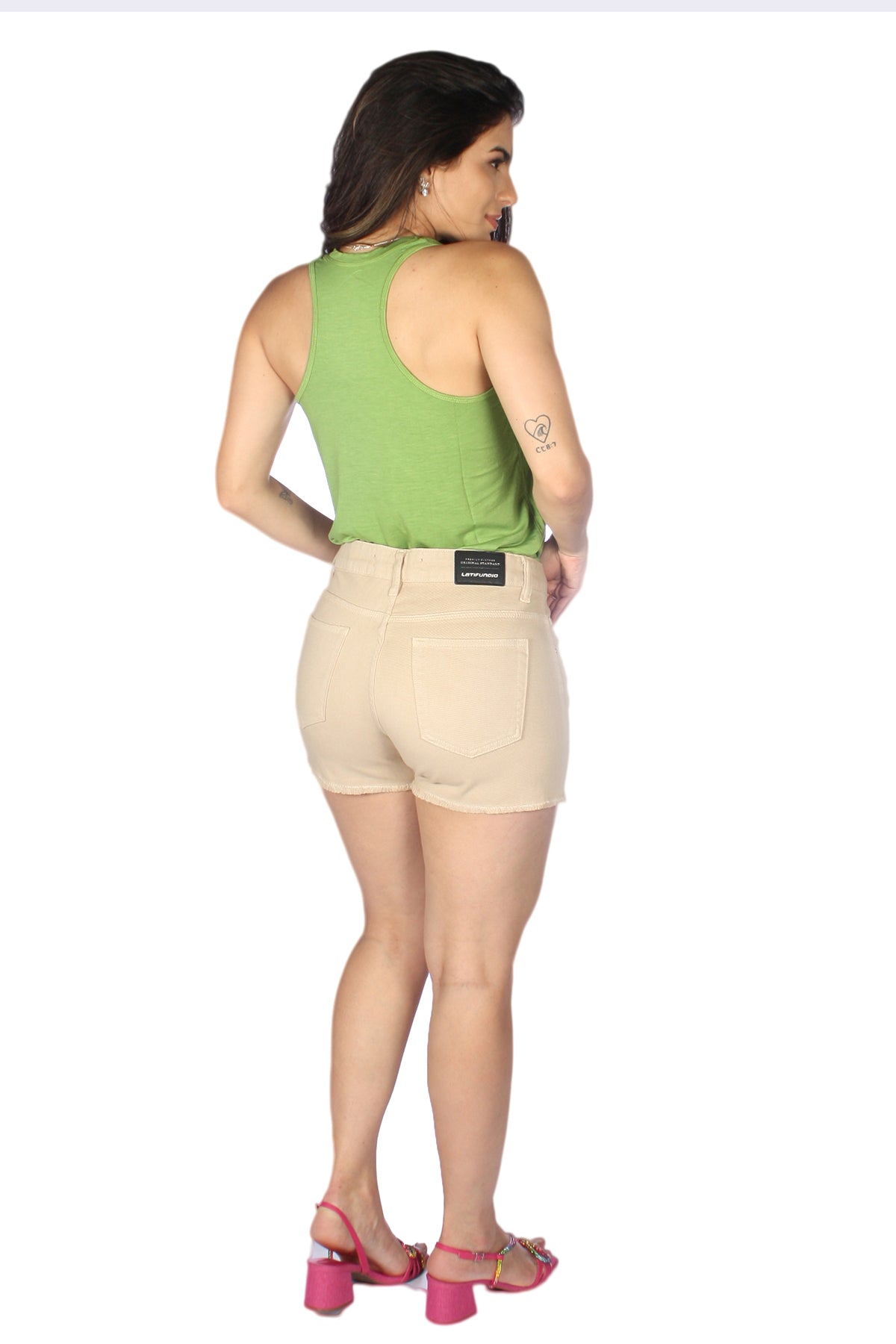Short Curto de Sarja