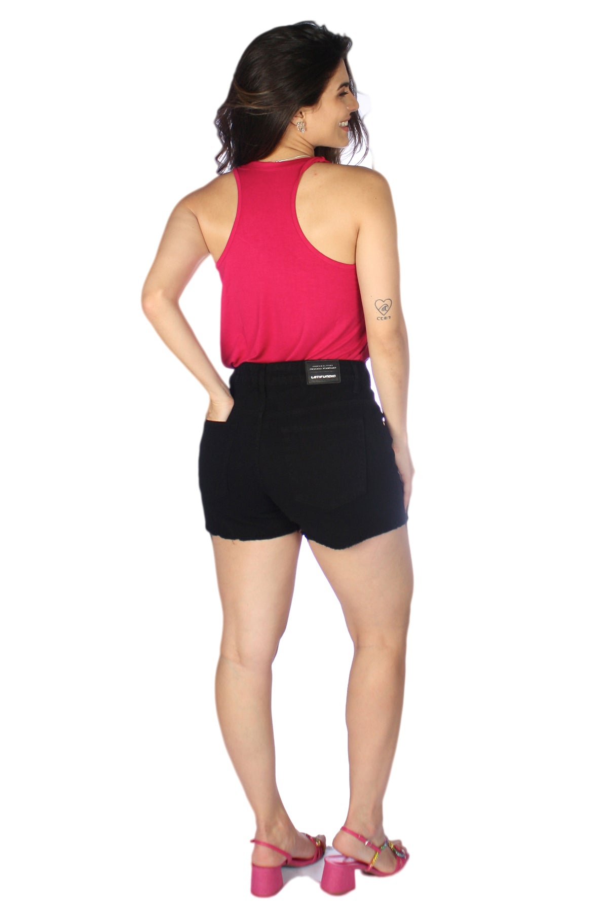 Short Curto de Sarja
