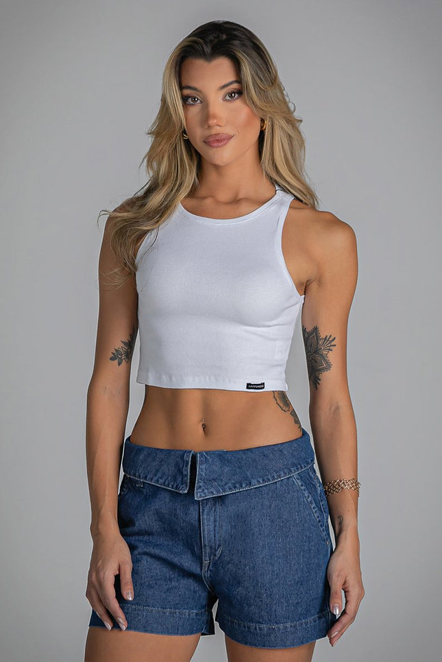 Short Feminino  Detalhe no Cós