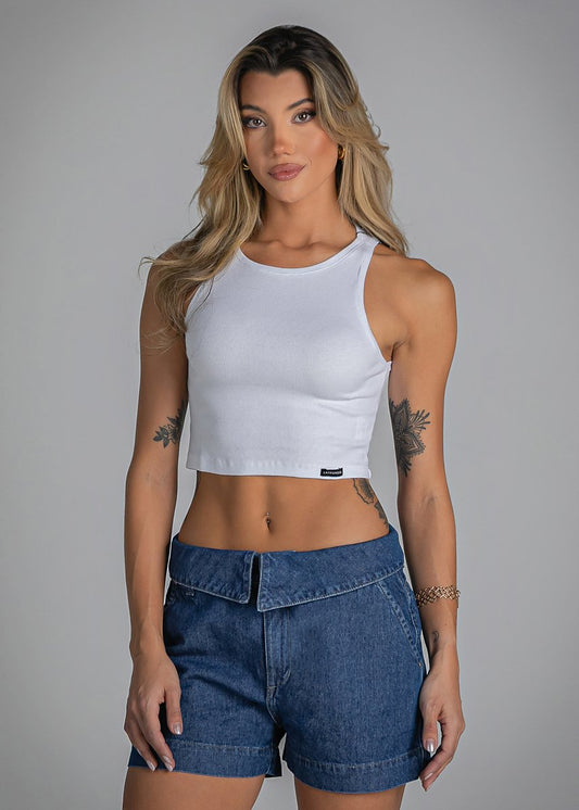Short Feminino  Detalhe no Cós