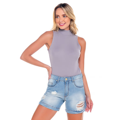 Short Jeans Feminino Destroyed - www.latifundio.com.br