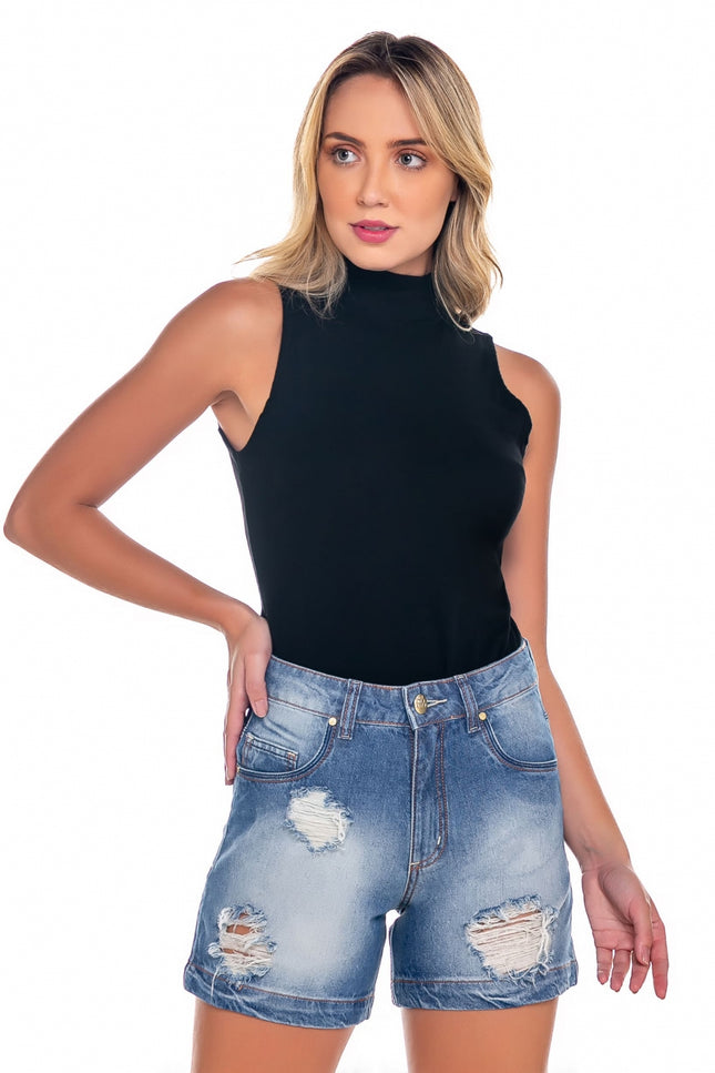 Short Jeans Feminino Soltinho - www.latifundio.com.br