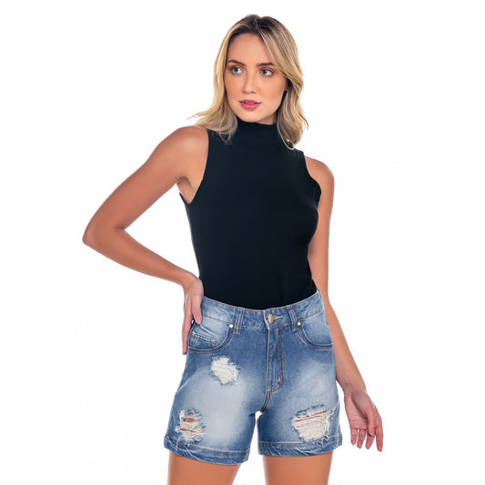 Short Jeans Feminino Soltinho - www.latifundio.com.br