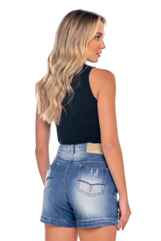 Short Jeans Feminino Soltinho - www.latifundio.com.br