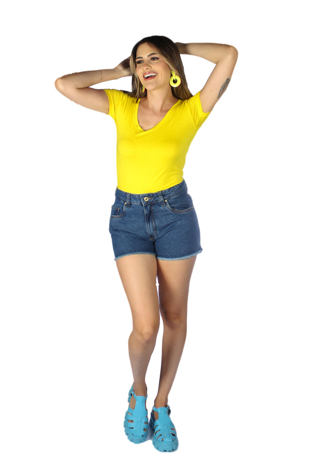 Short MOM Feminino Jeans - www.latifundio.com.br