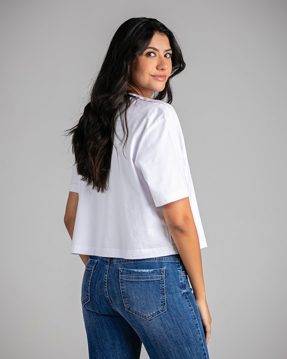 T-shirt Feminina Over