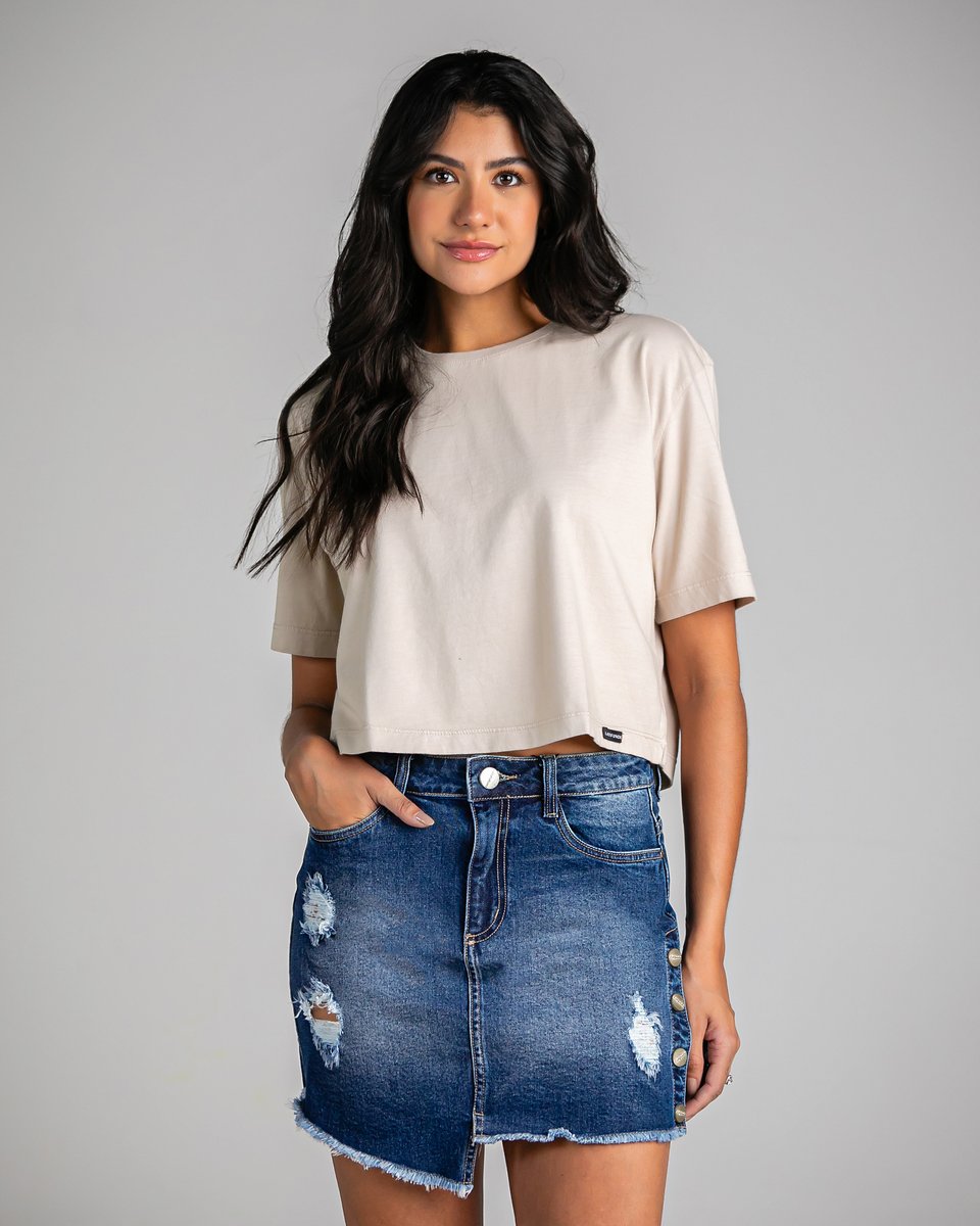 T-shirt Feminina Over